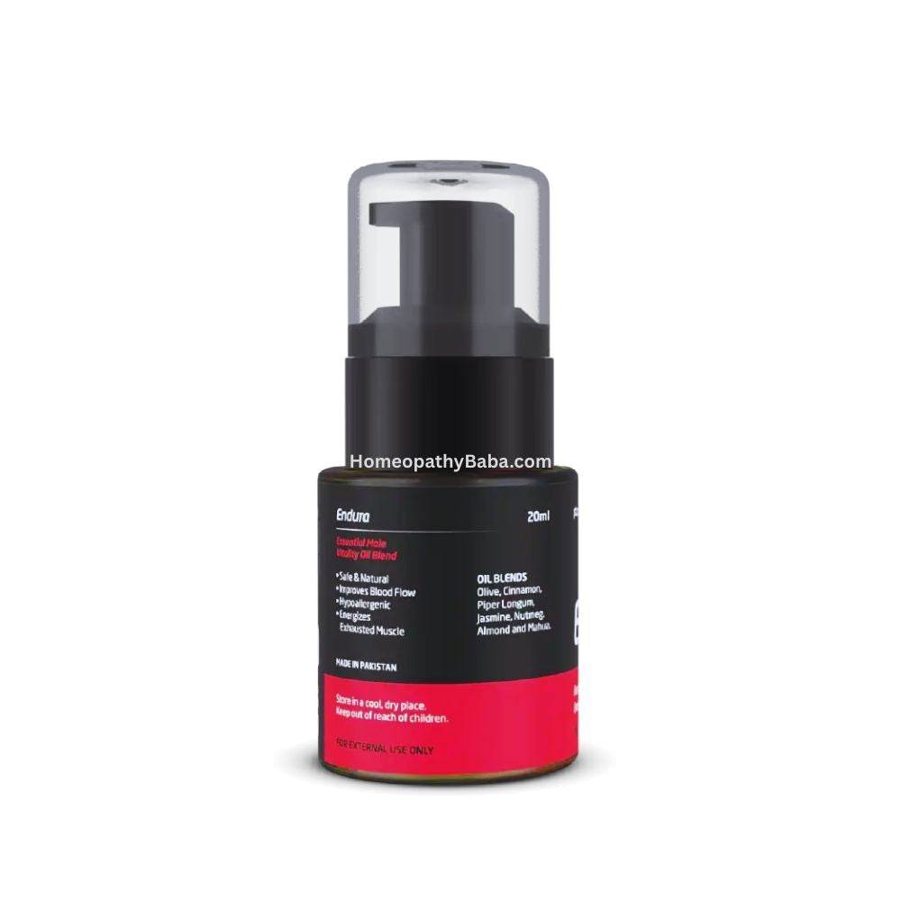 Paul Brooks Endura Male Oil 20ml - HomeopathyBaba.Com