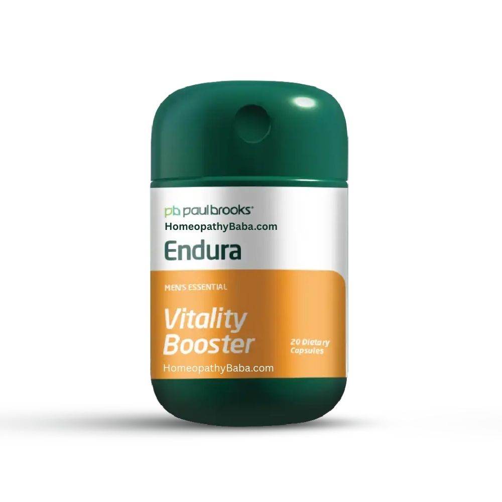 Paul Brooks Endura Vitality Booster Capsules - HomeopathyBaba.Com