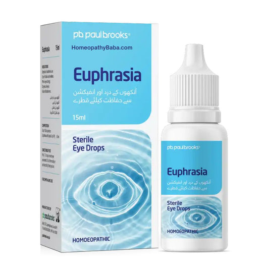 Paul Brooks Euphrasia Eye Drops for eye irritation and dryness | HomeopathyBaba.com