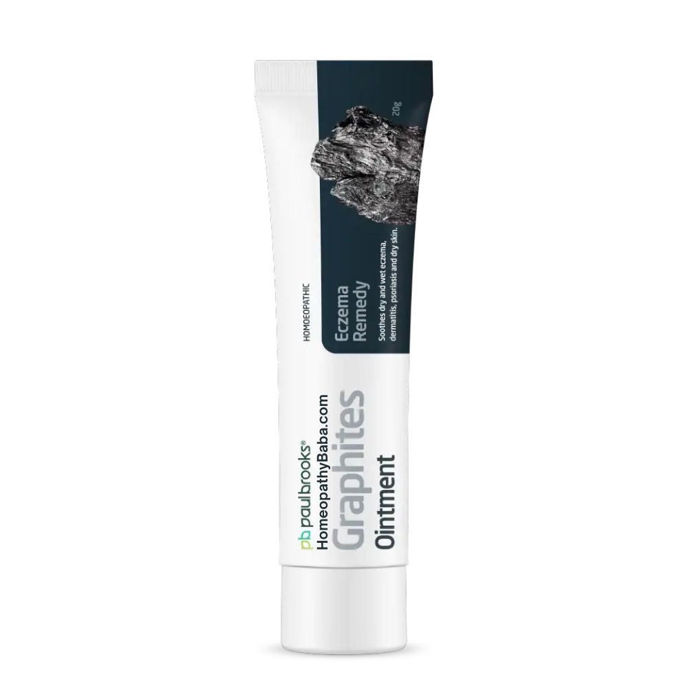 Paul Brooks Graphites Ointment for eczema, rawness, and bleeding cracks | HomeopathyBaba.com