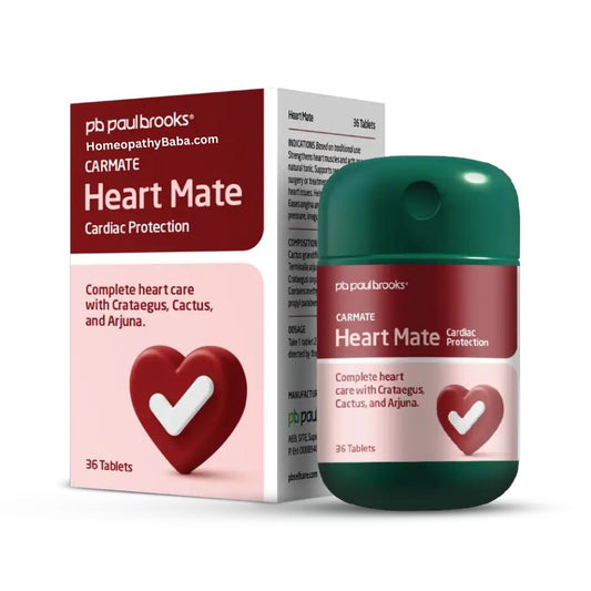 Paul Brooks Heart Mate Tablets supplement packaging by pb paul brooks on a white background

