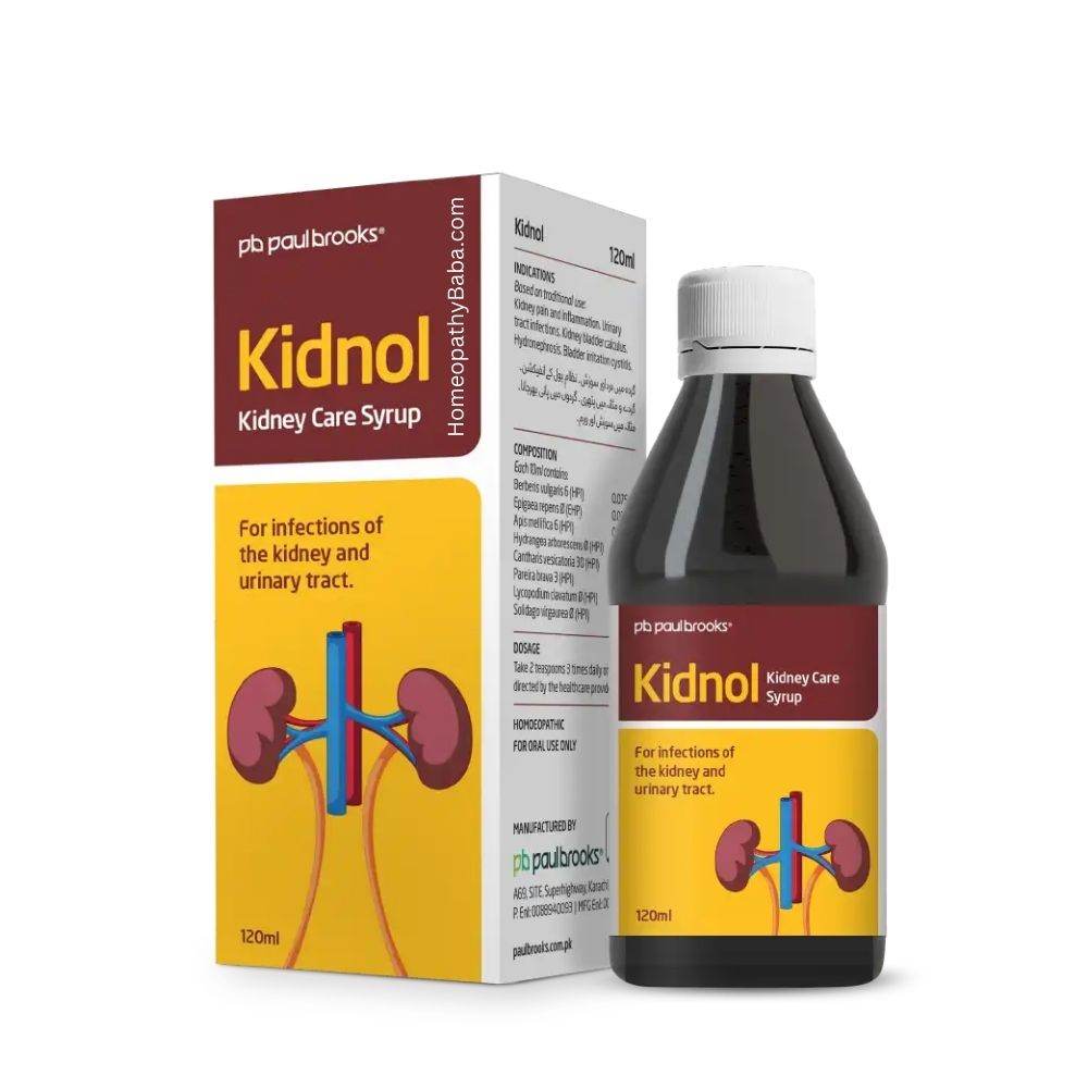 Paul Brooks Kidnol Syrup 120ml - HomeopathyBaba.Com