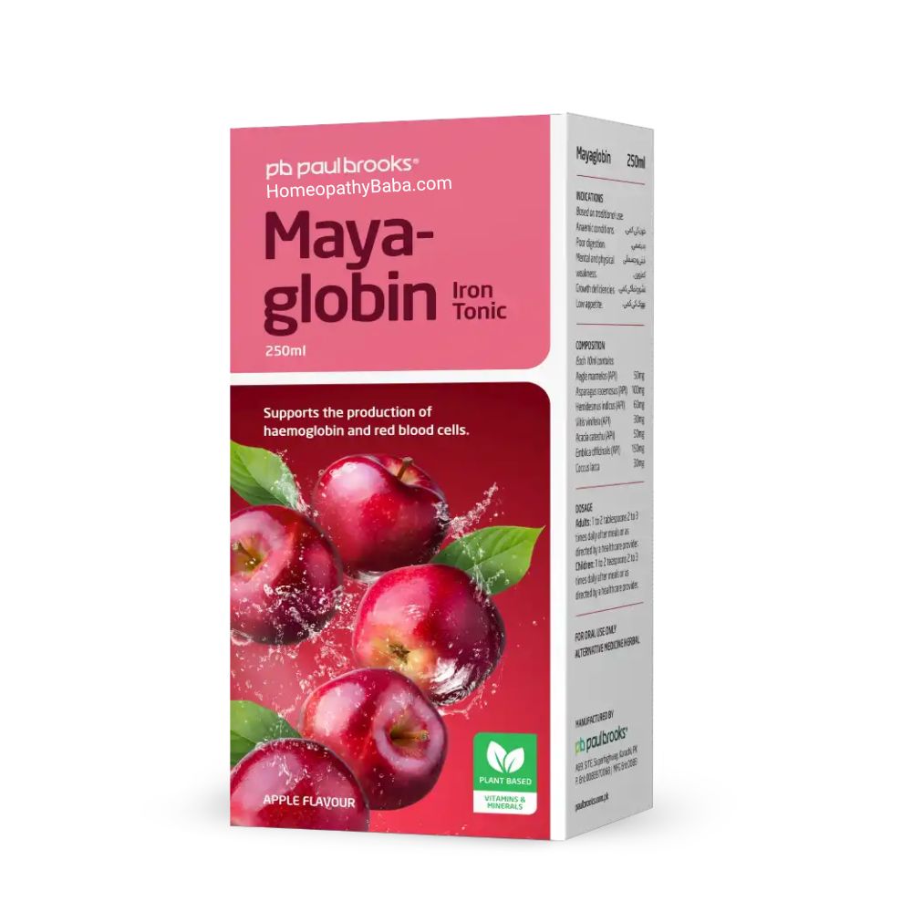 Paul Brooks Mayaglobin Iron Tonic for Anemia & Weakness | HomeopathyBaba.com