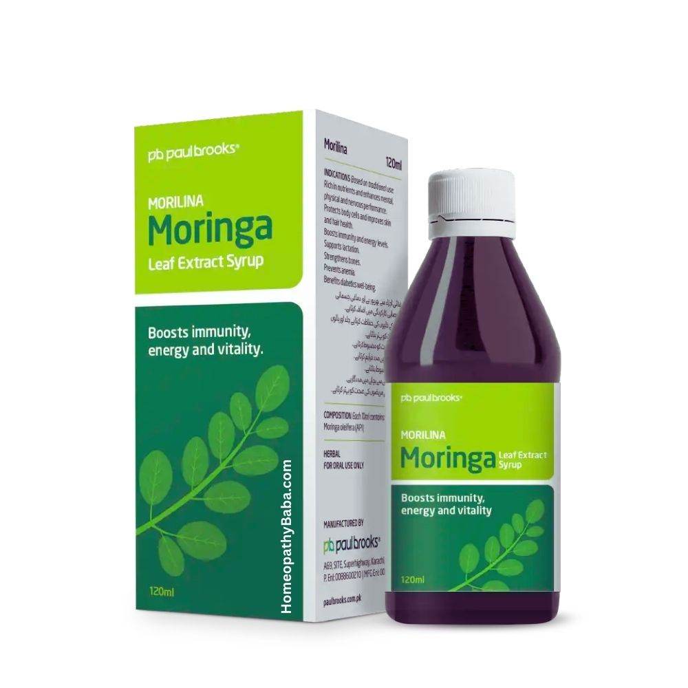 Paul Brooks Morilina Moringa Syrup 120ml - HomeopathyBaba.Com