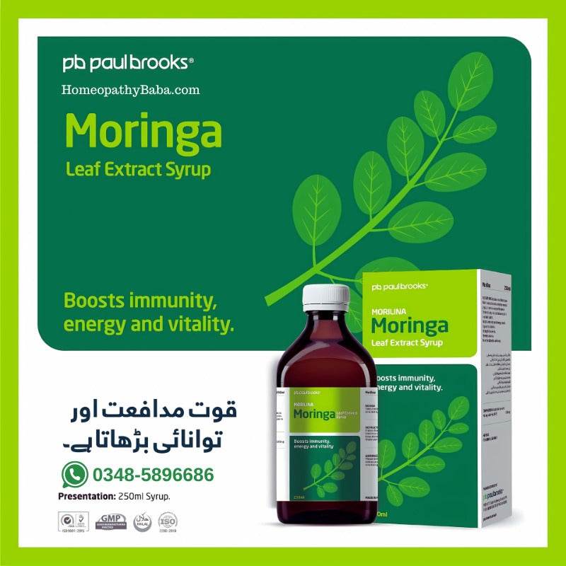 Paul Brooks Morilina Moringa Syrup 120ml - HomeopathyBaba.Com
