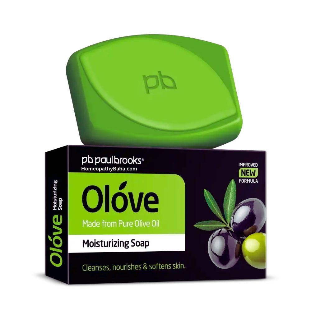 Paul Brooks Olove Moisturizing Soap with packaging on a white background

