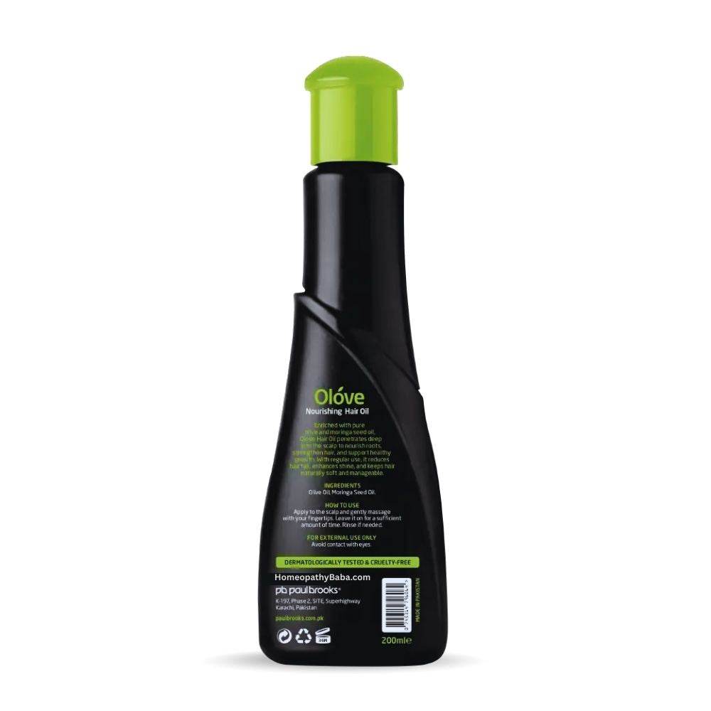 Paul Brooks Olove Nourishing Hair Oil 200ml - HomeopathyBaba.Com