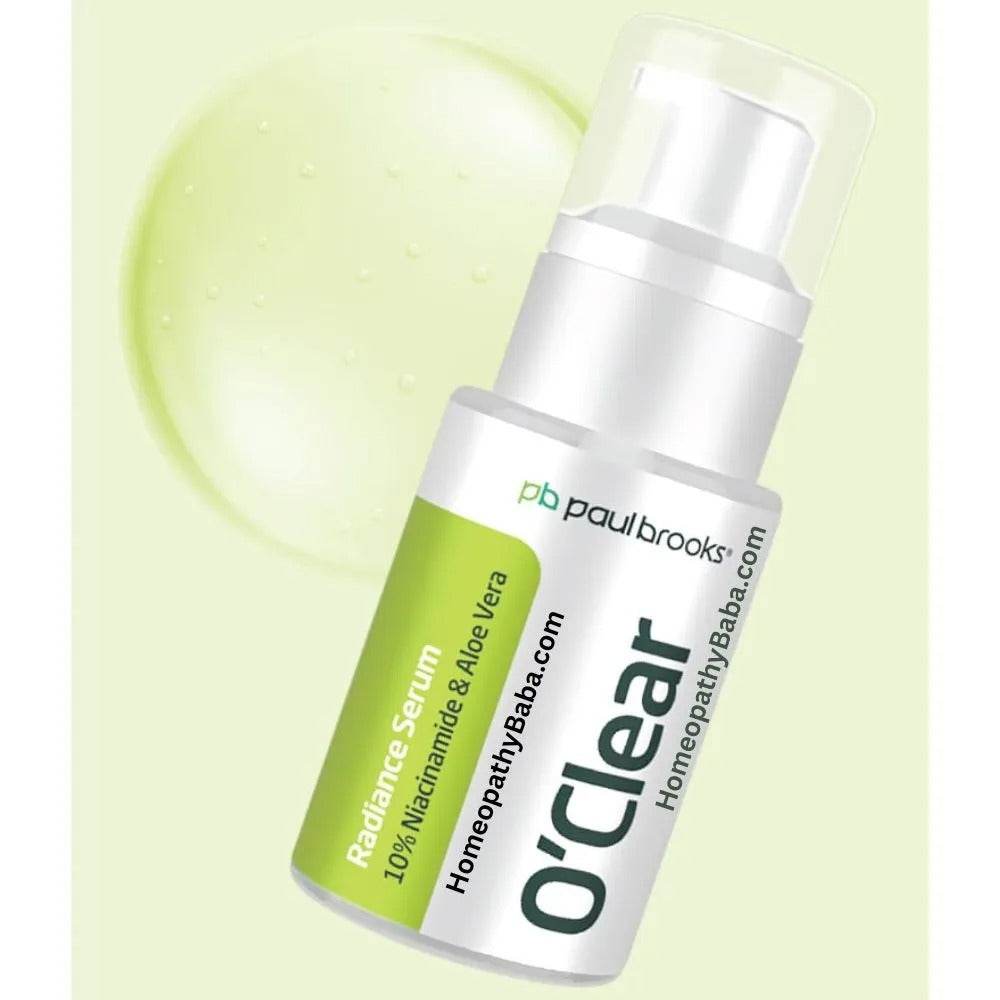 Paul Brooks O'Clear Radiance Serum with Niacinamide and Aloe Vera | Homeopathy Baba
