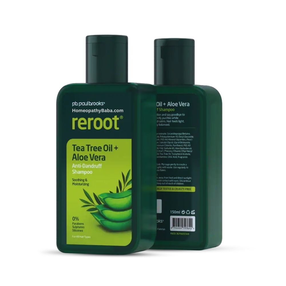 Paul Brooks Reroot Anti-Dandruff Shampoo for a healthy, flake-free scalp | Homeopathy Baba
