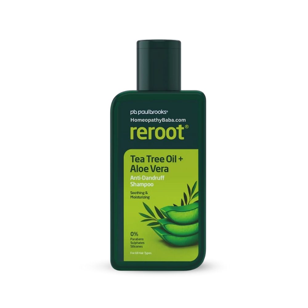 Paul Brooks Reroot Anti-Dandruff Shampoo for a healthy, flake-free scalp | Homeopathy Baba
