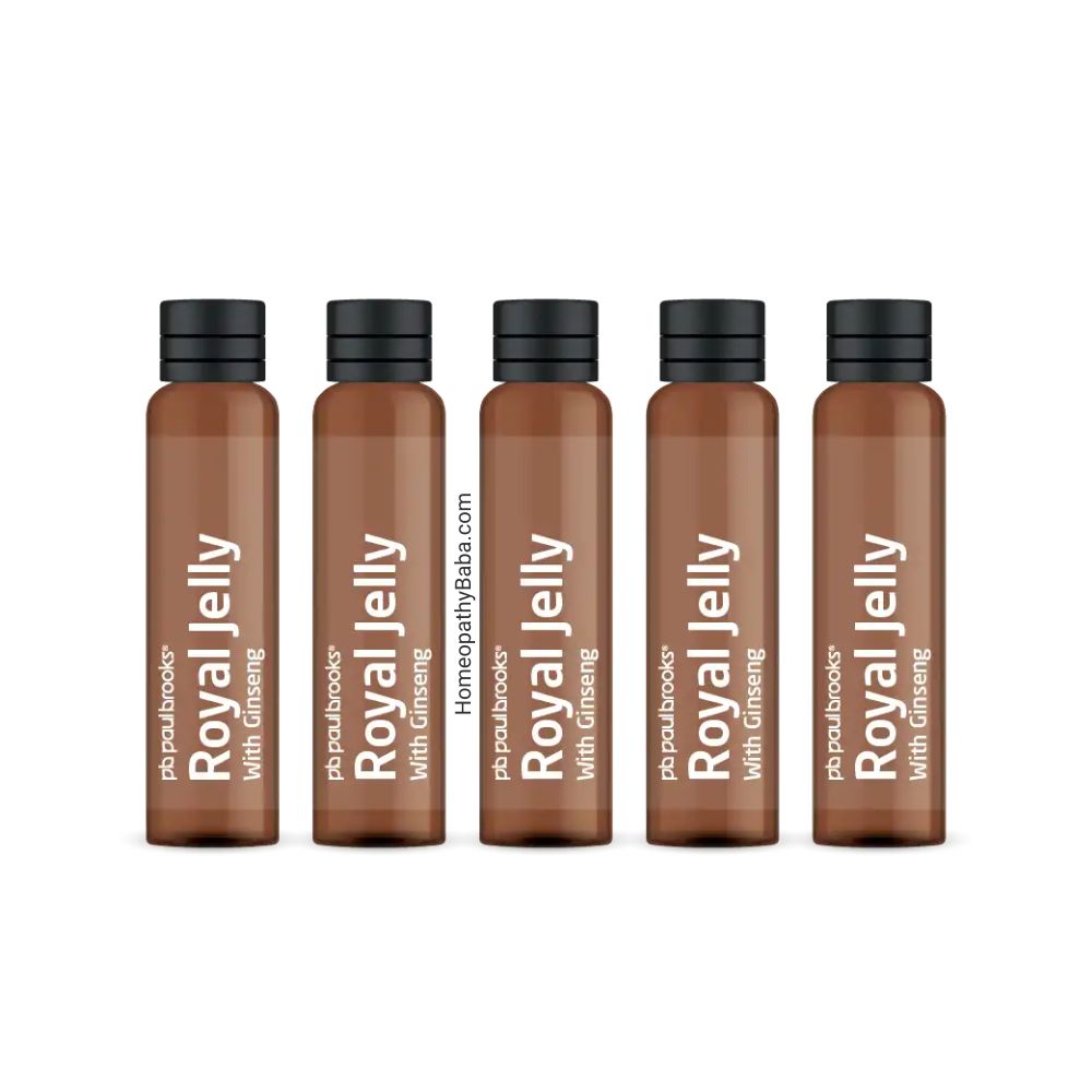 Paul Brooks Royal Jelly With Ginseng for Vitality & Immunity Ampoule | HomeopathyBaba.com