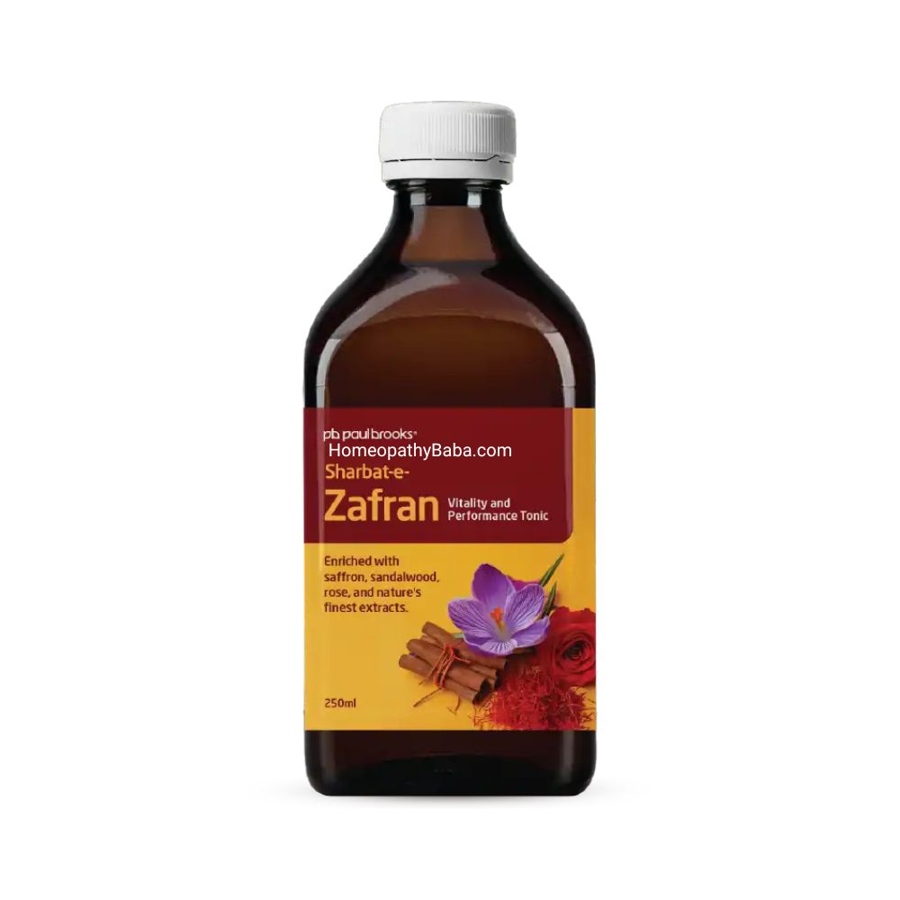 Paul Brooks Sharbat-e-Zafran for Vitality & Strength | HomeopathyBaba.com