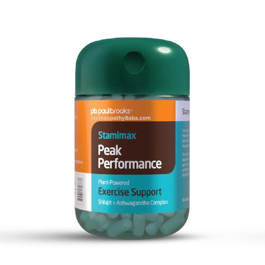 Paul Brooks Stamimax Peak Performance Capsules for Stamina and Vitality | Homeopathy Baba