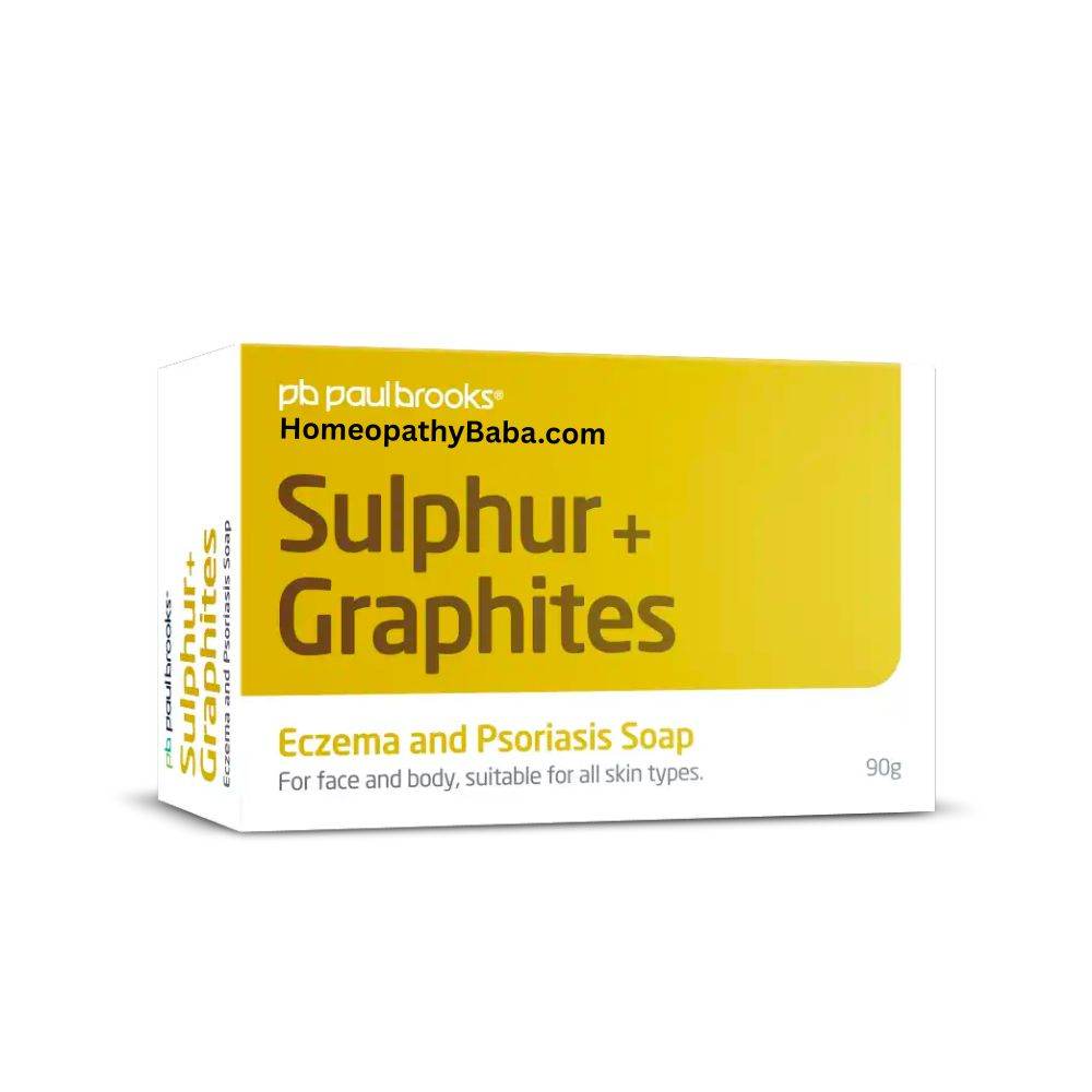 Paul Brooks Sulphur Graphites Soap 90g - HomeopathyBaba.Com