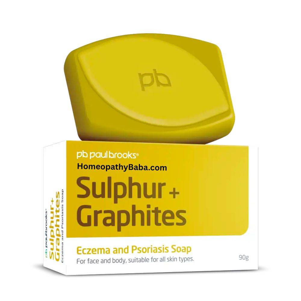 Paul Brooks Sulphur Graphites Soap 90g - HomeopathyBaba.Com