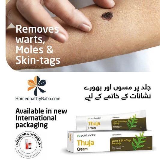 Paul Brooks Thuja Cream 20g - HomeopathyBaba.Com