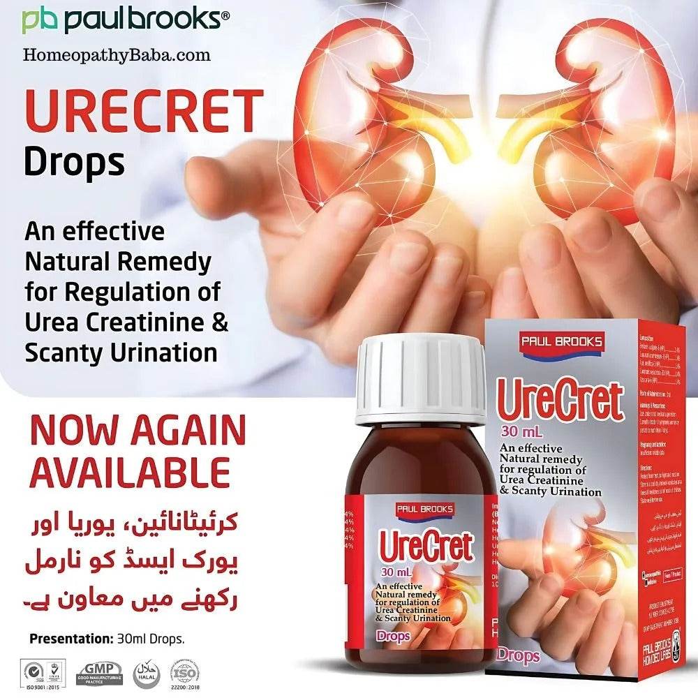 Paul Brooks URECRET Drops - HomeopathyBaba.Com