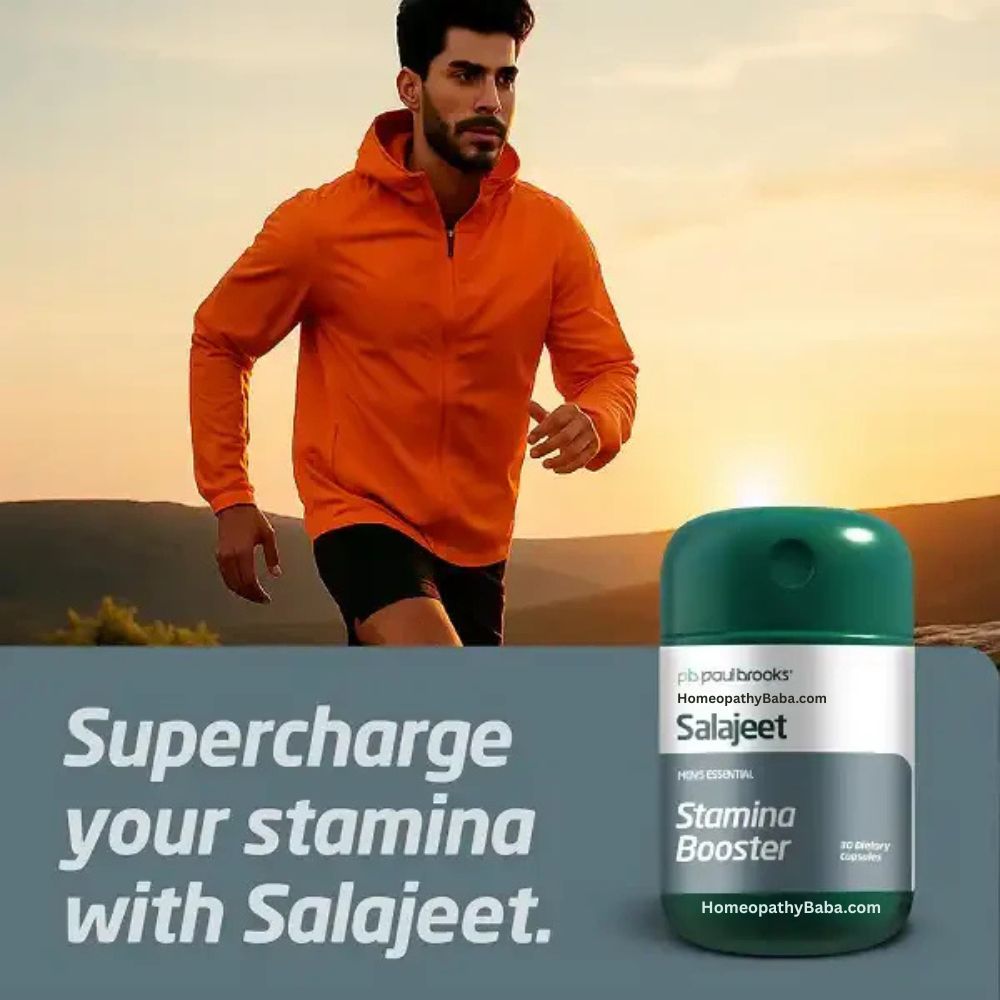 Paul Brooks Salajeet Capsules for male vitality and stamina support | HomeopathyBaba.com