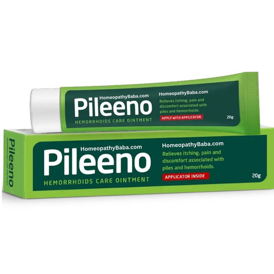 Pileeno Ointment For Hemorrhoids & Piles by Paul Brooks packaging on a white background

