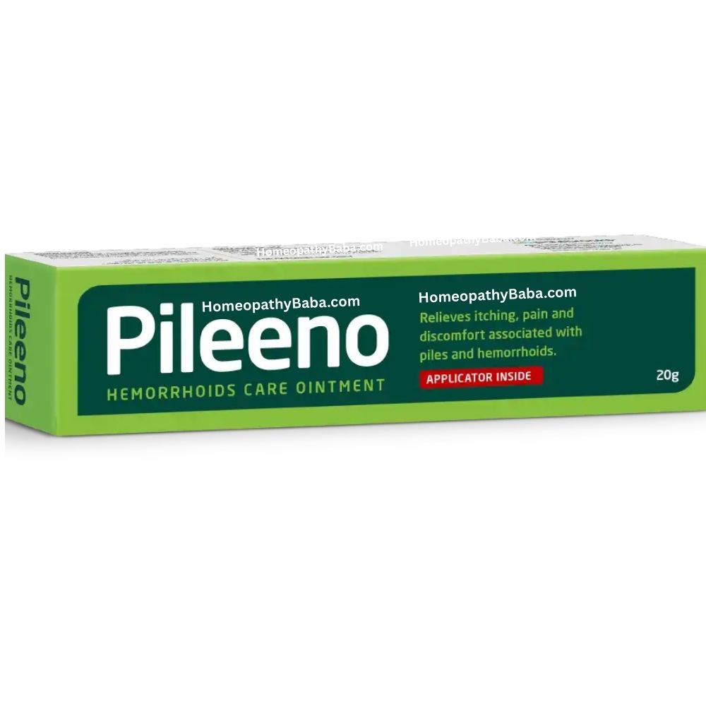 Pileeno Ointment For Hemorrhoids & Piles by Paul Brooks packaging on a white background

