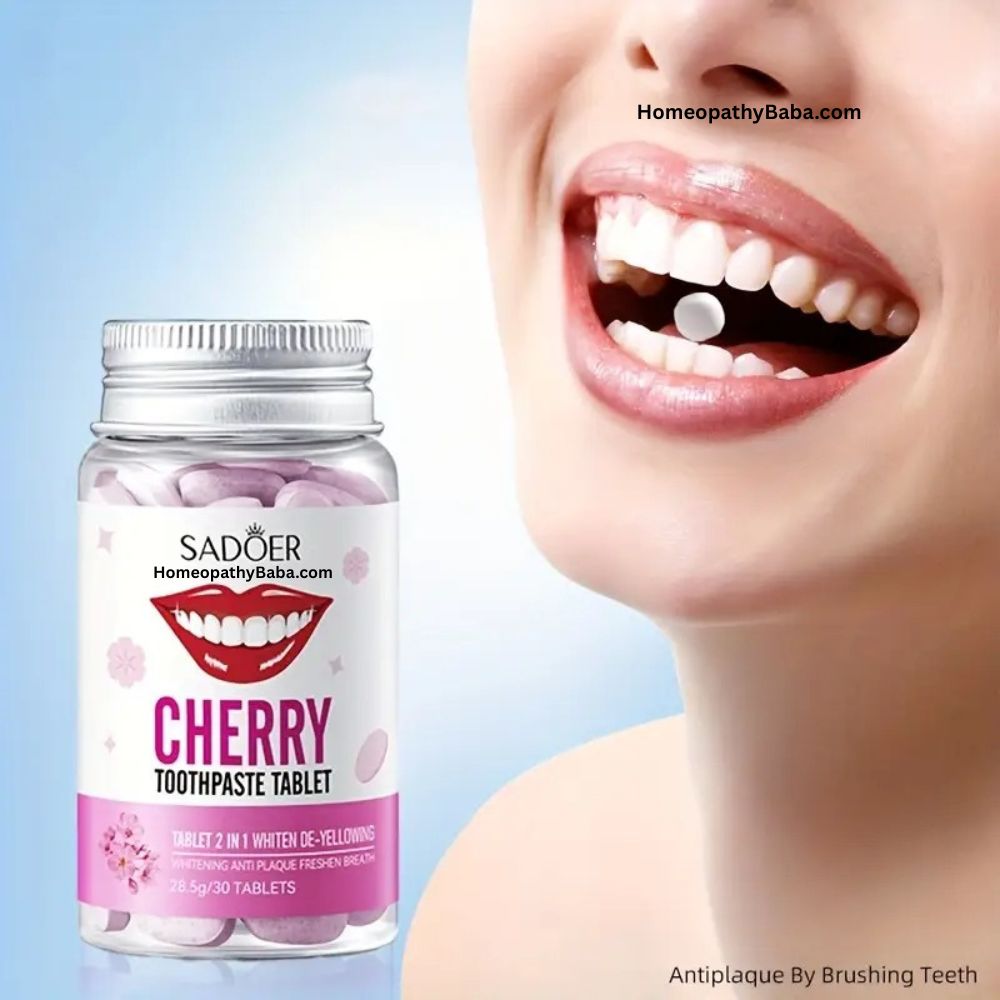SADOER Cherry Toothpaste Tablets