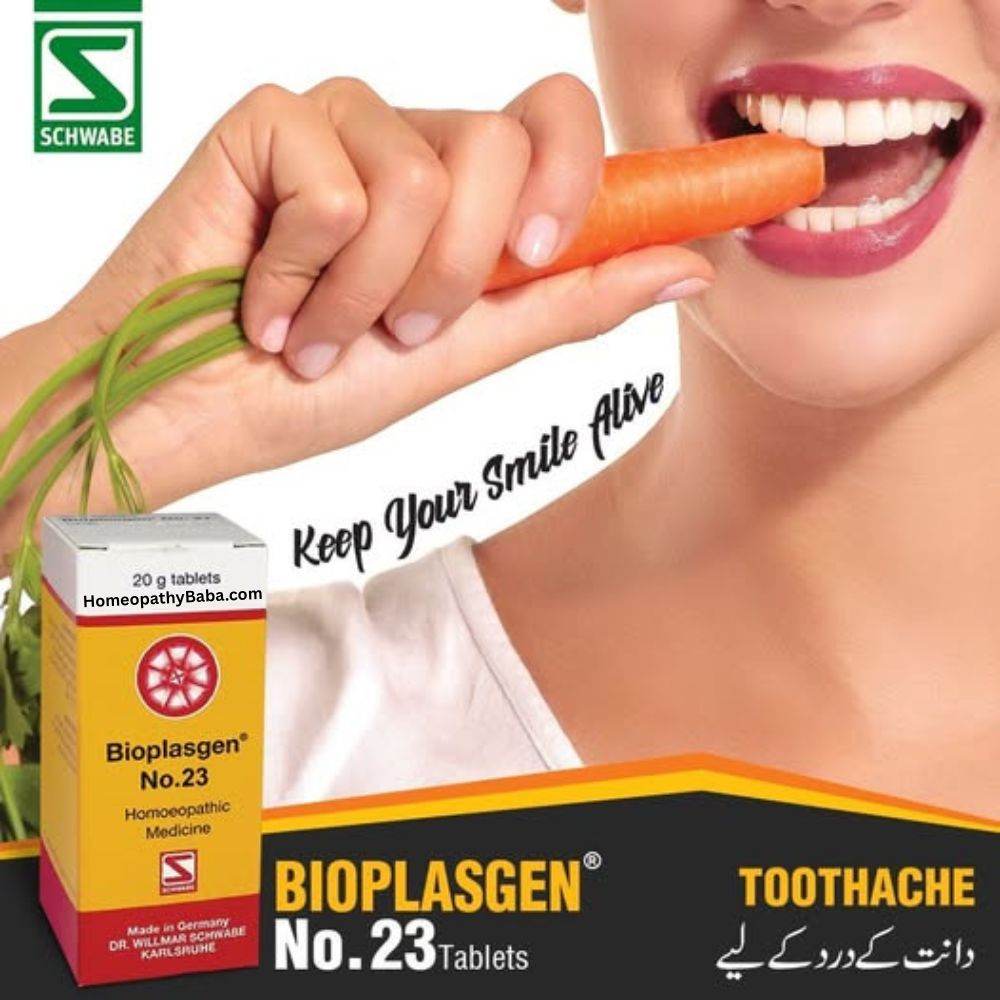 Schwabe Bioplasgen 23 (Toothache) - HomeopathyBaba.Com