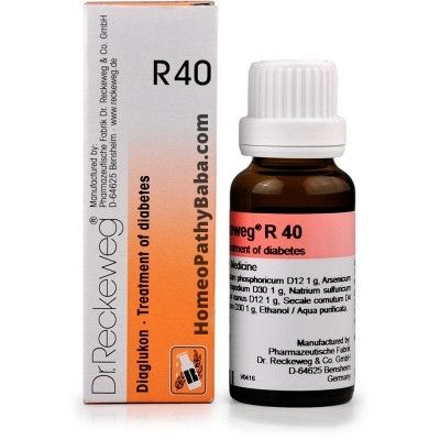 R40 Homeopathic Medicine 22ML - HomeopathyBaba.com