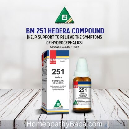 BM 251 Hedera Compound, Help support to relieve the symptoms of hydrocephalus