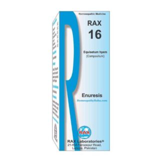 RAX 16 For Bedwetting