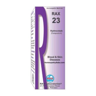 RAX 23 For BLOOD & SKIN DISEASES