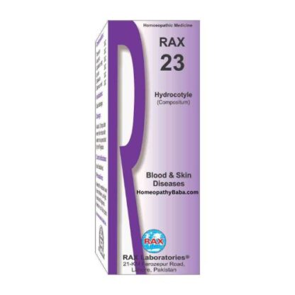 RAX 23 For BLOOD & SKIN DISEASES